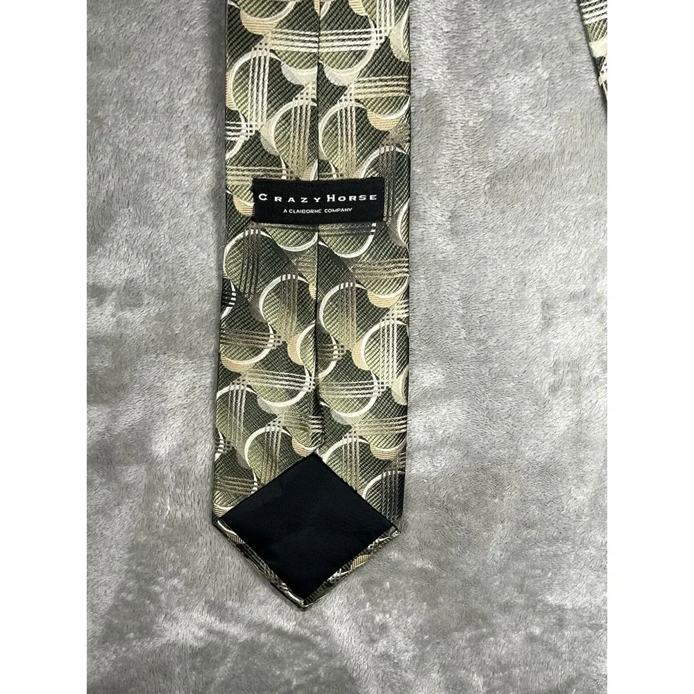 Lot Of 5 Men's Ties Silk Geoffrey Beene Crazy Horse‎ Kenneth Cole Saxony 28 & 29